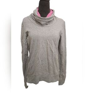 NWT Bench Clothing Two-Tone Cowl Neck Cotton Pullover Small